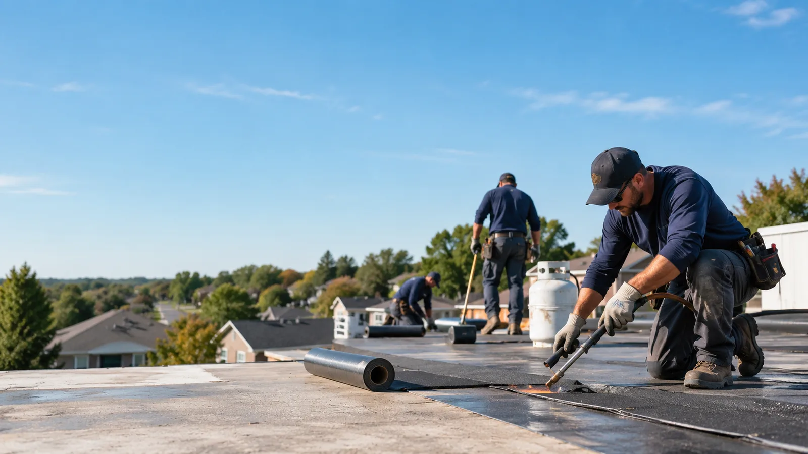 Flat Roof Leak Repair providers in Lyerly, GA
